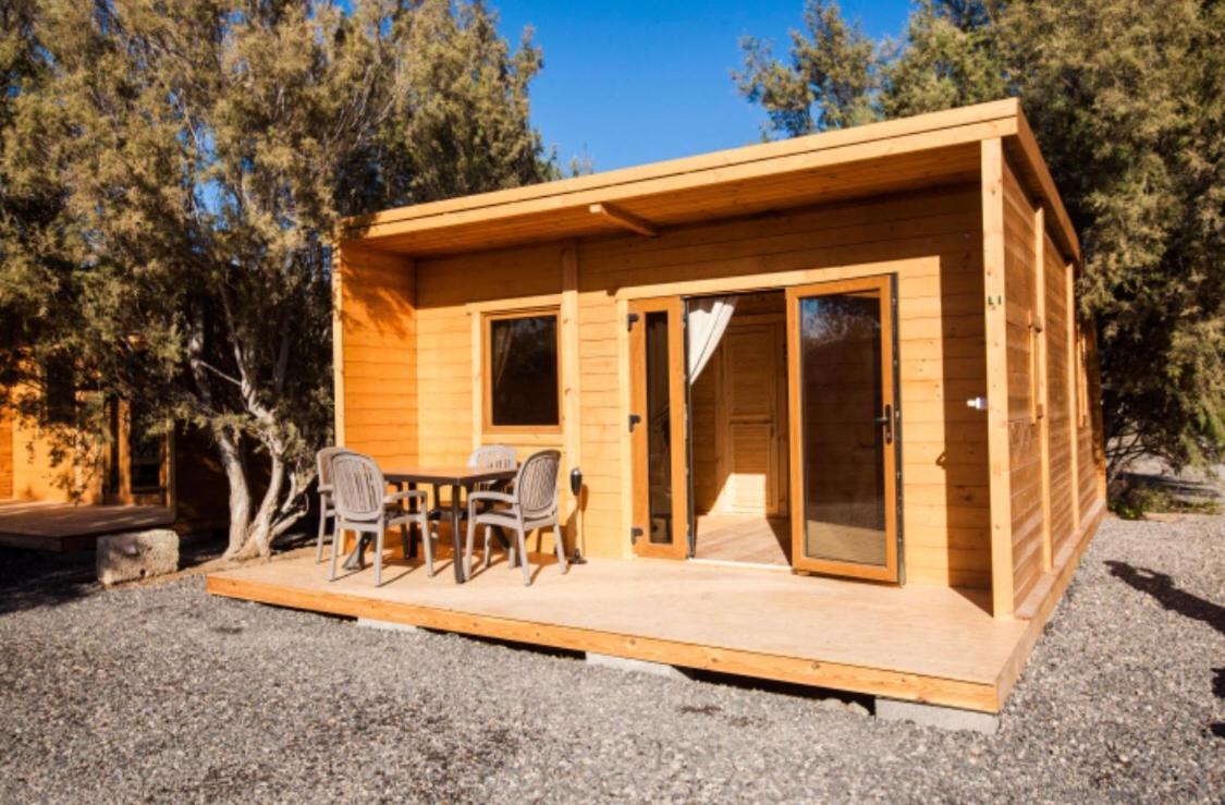 Eco-Wooden Houses Camping Montana Roja El Médano Eksteriør billede