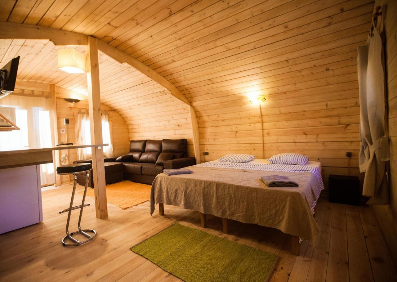 Eco-Wooden Houses Camping Montana Roja El Médano Eksteriør billede